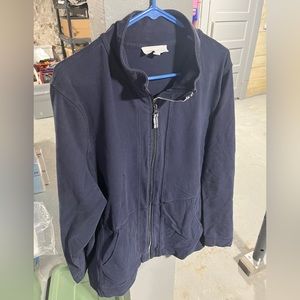 VGUC Talbots navy zip up sweatshirt
